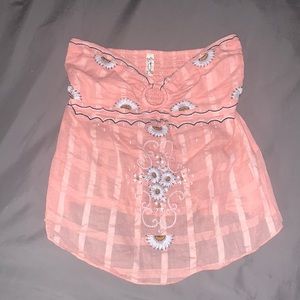Free People Strapless Top